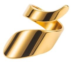 Dtja Gedrehter stapelbarer Statement-Ring für Damen, vergoldeter Edelstahl, modische Spirale, offenes Wickelband, Fingerringe, bequeme Passform, einzigartiger Geburtstag, Urlaub, Schmuck, Geschenk