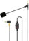 ZIDDAR 3.5mm To 3.5mm Cable Boom Microphone Cable For 1000XM5 XM4 Headphones Cord With Volumes Control For Gamers