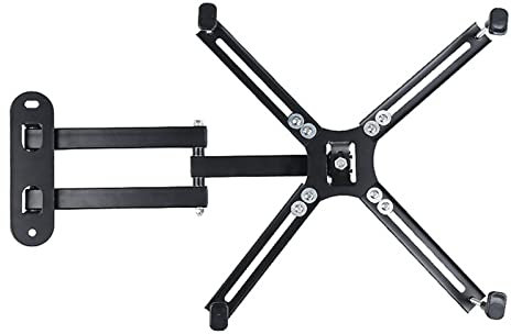 JEQGDLUI Verstellbare TV-Wandhalterung, Full-Motion-LCD-Monitorhalterung, schwenkbarer, neigbarer TV-Halter, Bildschirmhalterung, Adapter for Bildschirme ohne VESA-Loch
