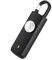 Porte-clés d'alarme auto-défense 140 dB pour femme avec lumière stroboscopique et notification de batterie