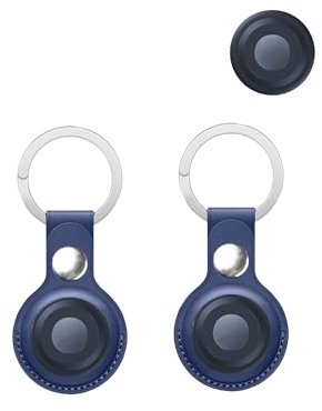 toergy 2pack Schutzhülle für Motorola Moto Tag Smart Anti-Loss Tracker Silikon Schlüsselanhänger - Haltbare und stilvolle Abdeckung, wasserdicht, Anti-Fall, Blau