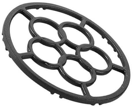 Schwarze Gasherd Topfhalterung aus Eisen für Küche, 1 Stück | Wok Ring Topfhalterung, Gleichmäßige Wärmeverteilung, Kontrolliert Hitze, Einfache Aufbewahrung, für Haushaltsgasherde