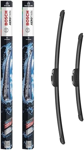 Bosch Aerotwin eAR 601 S Front-Scheibenwischer - 600 mm und 400 mm | Set mit 2 Ersatz-Wischblättern und vormontiertem Multi-Clip-Adapter - in platzsparender Verpackung