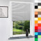 Aluminium Jalousie nach Maß, Endloskette, Kette, Monocomando, Maßanfertigung, für Fenster und Türen, Alu, Fenster, Klemmfix ohne Bohren (Achatgrau, Höhe: 130cm x Breite: 100cm)