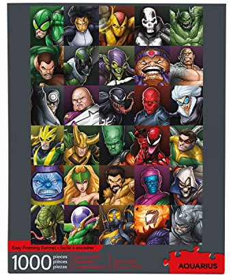 Marvel Villains Collage 1000 Piece Jigsaw Puzzle