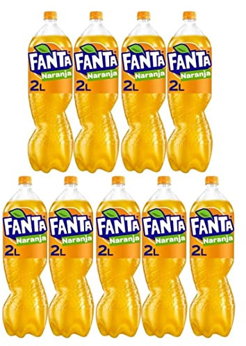 Fanta Naranja - Aranciata frizzante - confezione economica da 9 bottiglie da 2L