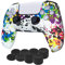 Newseego PS5 Funda Protectora Antideslizante de Silicona para Mando Playstation 5, Carcasa Slim Controller (Pintada Fundas)