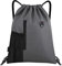 LIVACASA Mochilas de Cuerdas Mujer Hombre Toma USB para Auriculares con Bolsillos Mallas para Botellas Tela Oxford Bolsa de Cuerdas Mochilas Impermeables para Yoga Gimnasio Deportes Gris