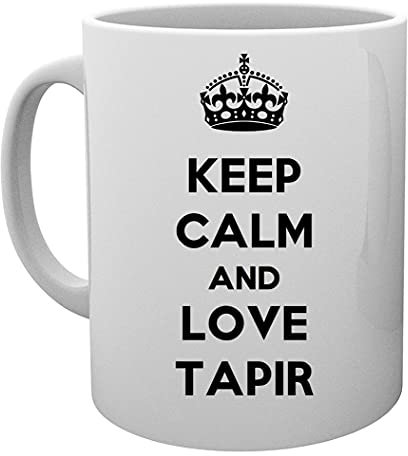 Keep Calm And Love Tapir Tasse Cup Mug Cup