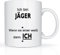 Print-Klex Berufstasse mit Jäger Motiv Bedruckt Jäger Tasse für Beruf Geschenk Kaffeebecher Geschenktasse Teetasse Arbeitstasse Arbeitsbecher mit Druck 330ml Beruf Tasse