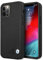 BMW BMHCP12LRCDPK Hülle für iPhone 12 Pro Max 6,7 schwarz Leather Deboss