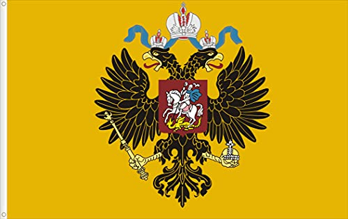 DRAPEAU DU TZAR DE TOUTES LES RUSSIES. ETENDARD IMPERIAL RUSSE. QUALITÉ SATIN. DIMENSION 150X90