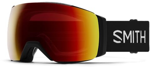 Smith Optics I/O MAG XL Ski- Snowboardbrille BLACK 22 - ChromaPOP Red Mirror Sun NEU