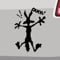 Autsch Koyote Aufkleber 6 Größen 21 Farben- Ouch Cartoon Comic Lustig Roadrunner