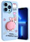 Yoedge Coque pour Apple iPhone 6/6s Violet Silicone Souple avec Mignon Motif 4,7, Étui Ultra Mince TPU Antichoc Anti-Rayures Housse Bumper Protection Cover 3D Animé Dessin, Corgi 3