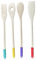 Set of 4 Wooden Spoons 30 cm Kitchen Aid Wooden Spatula Spoons (Set Design 2)