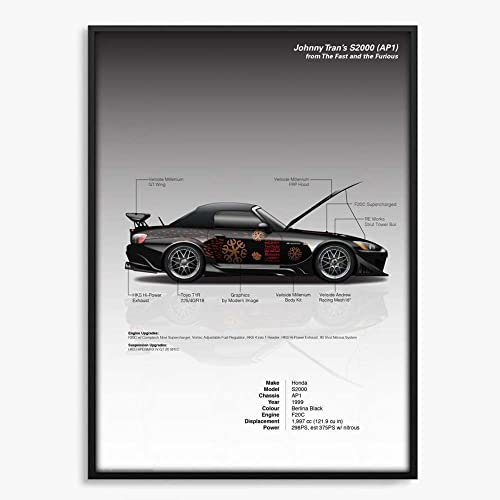 Leinwanddruck Supra Car Poster Supra Sport Car GTR Ae86 Gemälde Wandkunst Dekoration Bar Raumdekor Leinwand Poster Geschenk,30X40Cm Ohne Rahmen