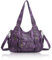 Angel Barcelo Damen-Handtaschen aus PU-Leder, modische Hobo-Tasche für Mädchen