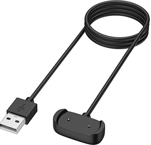 Amzpas Caricatore GTS 2/GTS 2e, GTR 2/GTR 2e,GTS 2 Mini/GTS 4 Mini, Veloce Portatile Cavo di Ricarica USB per Bip U/U Pro,Bip 3/3 Pro
