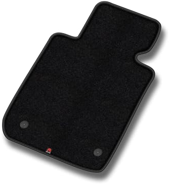 MOTOS Velours Premium Fahrermatte 1-teilig passend für Mini Cooper III 2014-2023 - Premium, Matt, Schwarz Fahrerseite - Erleben Sie neuen Fahrkomfort mit einem Velours-Fahrermatte passend für Ihr Auto