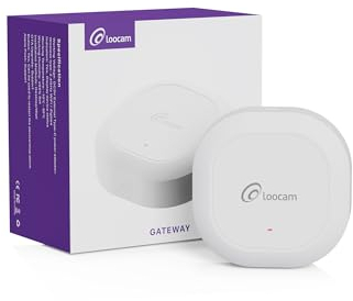 Loocam Zigbee 3.0 Wired Smart Gateway, Smart Home Hub per Dispositivi Zigbee, Smart Home Bridge, 2.4GHz Wi-Fi, Smart APP Remote Control, Multi-mode Scenario Creation, Solo per Loocam Prodotto