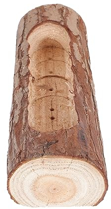 DIKACA 1stk Pfähle Blumentöpfe Blumentopf Aus Treibholz Vintage Gartentöpfe Gartenfässer Aus Holz Extra Große Pflanzgefäße Im Freien Holz Sukkulenten Pflanzer Hölzern Eckkorb Künstlich