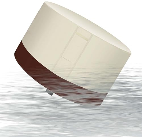 ZARBAILRE Schutzhülle Gartenmöbel Rund 120x75cm, Abdeckhauben für Möbelsets, Gartenmöbel Tisch Abdeckung Wasserdicht, Schutzhülle Abdeckplane für Gartenmöbel Outdoor