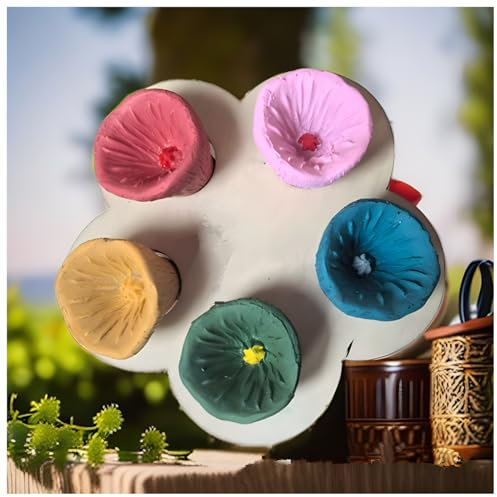 JYJLLM Colorful 5 pieces Bee Drinking Cups for Garden - Safe Bee Insect Drinking Cups for Thirsty Bees,bee cups,bee feeder, bee drinking cups for garden,Collect Water for Pollinators
