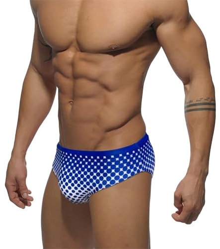 WOYUANSHA Badehose Boardshorts Schwimmhose Bademode Männer Badeanzug Dot Männliche Schwimm Shorts Koffer XL Blau