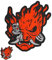 Patch Samurai Giappone, Toppe ricamate termoadesive da applicare con ferro da stiro o cucire. Fai Da te