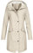 Imperméable Femme Coupe Vent Parka de Pluie avec Capuche Casual Zippé Chaude Veste Sport Outdoor Grande Taille Randonnée Manteau Marque Mi Saison Adulte Jacket(Beige,L)
