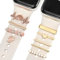 MWOOT Charm para Correa, Compatible con Apple Watch Series 10 9 8 7 6 5 4 3 2 1 SE Band, Anillos y Bucles Decorativos (Sin Correa), Charm de Corazón
