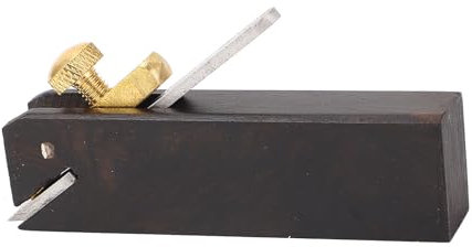 Linear Wood Planer Ebony, Hand Plane Wood Trimming Plane Tool, Flat Surface Planing Trimming Chamfering, Easy Pocket Storage for Accurate Cutting Tasks