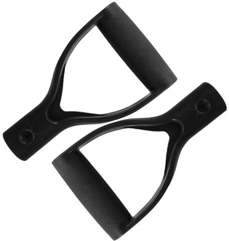 CLISPEED 2 Stück Teiliges Ersatzgriffset mit D Griff für Schneeschaufel und Gartengeräte rutschfeste Oberfläche Einfache Anbringung Vielseitig für Gartenarbeit Landwirtschaft und