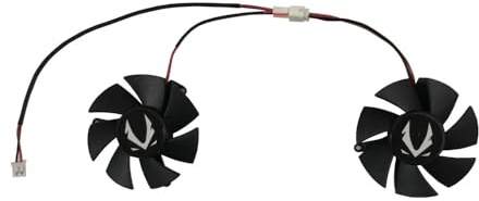 QWZOZST 2 Stück FS1250-S2053A, GPU-Kühler, T125010SU, Grafikkartenlüfter, für ZOTAC für Gaming für GeForce für GTX 1650 Low Profile gtx1650 lp