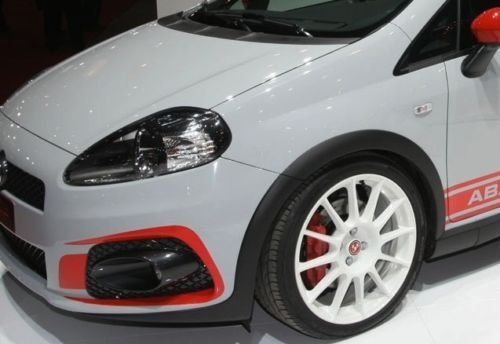 KIT COMPLETO ADESIVI FENDINEBBIA compatibile con grande punto abarth SUPER SPORT TUNING (ROSSO)