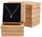 nbeads 8 Stück 11x13x3 cm Braune Pappschachteln Rechteck Burlywood Karton Schmuckschatulle Papier Schmuck Geschenkbox für Armband Halskette Handwerk Geburtstag Weihnachten Präsent Lagerung Display