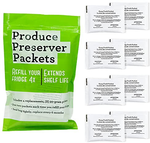 AMI PARTS W10346771A Produce Preserver Replacement Part Compatible with Kitchenaid/Whirlpool Refrigerators(4 replacements-8packs)