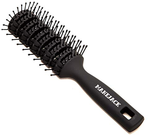MANEJACK Professionelle Herren-Haarbürste, tolle Styling- und Föhnbürste für zurückgeschnittene, belüftete Bürsten, für Damen und Herren