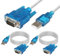 Fyearfly 2 Piezas de Cable USB A Rs232, Cable de Extensión Hl-340 Usb-Rs232 con Adaptador Conector de Puerto Serie de 9 Pines, Convertidor de Puerto USB/Com (Rs232), para Conrol Pc, Módem, Cámara