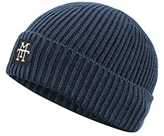 Manufaktur13 Heavy Knit Beanie - Wintermütze, Strickmütze, Ribbed, warme Mütze für Herren & Damen (M13)