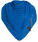 KNIT FACTORY - Lola Dreieckstuch - Fein Gestrickter Damen Schal - Tuch Schal - Für Frühling und Sommer - Baumwollmix - Cobalt - 190x85 cm