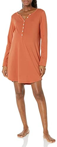 Amazon Essentials Chemise de Nuit d'allaitement Femme, Terracota, XS