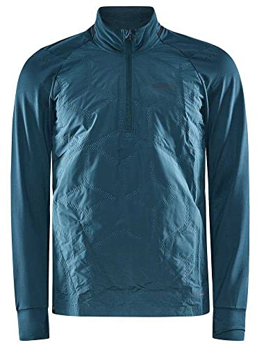Craft Sportswear Herren ADV SubZ Sweater 2, Windabweisende, reflektierende Laufjacke, opal, X-Large