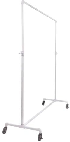 Econoco Pipeline Ballet Bar Rack, 60 Inch Wide, Adjustable Height, Sturdy Freestanding Dance Barre for Studio or Home