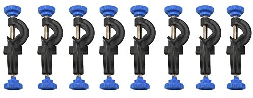 Lab Clamp Holder 2 Heads Retort Stand Holder 8 Pcs