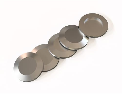 KF25 NW25 ISO-KF25 Flanschkappe Flansch Blank (5 Stück, 316L)
