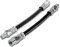 Frankberg 2X Bremsschlauch Bremsschläuche Hinten Links Rechts Außen Kompatibel mit 80 1.6L-2.8L 1986-1996 90 1.6L-2.3L 1984-1991 Golf III 1H1 1.6L-2.9L 1991-1997