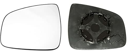 Fits in DACIA DUSTER 2014 to 2017 DOOR WING MIRROR GLASS HEATED WITH BASE PLATE LEFT PASSENGER SIDE