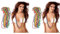Relaxdays 10024367 12er Set Bunte Perlenkette Neon, Hippiekette, Kostüm-Accessoire, 80er Jahre Motto-Party, Karneval, 6 Farben (Packung mit 2)